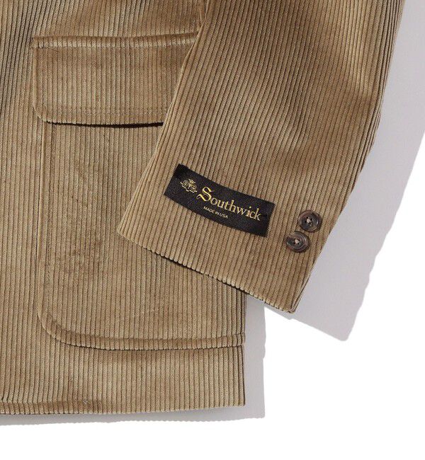SHIPS「Southwick: CAMBRIDGE ブリスベンモス コーデュロイ ジャケット」|テーラードジャケット|