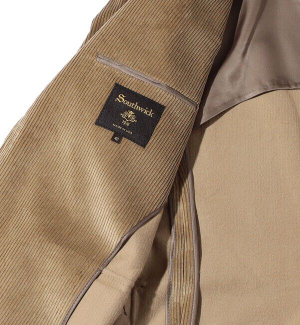 SHIPS「Southwick: CAMBRIDGE ブリスベンモス コーデュロイ ジャケット」|テーラードジャケット|