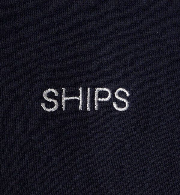 SHIPS KIDS「SHIPS KIDS:70～80cm / ロゴ 半袖 ロンパース」|ロンパース|