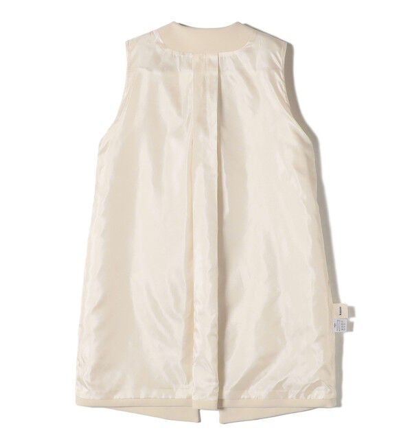 SHIPS for women「【SHIPS別注】kaene:〈洗濯機可能〉ハイストレッチ ダンボール フリル ジレ」|ベスト・ジレ|