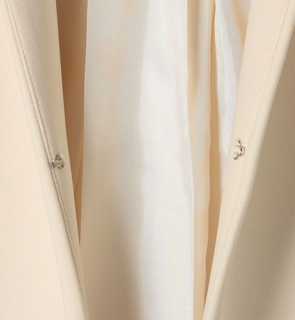 SHIPS for women「【SHIPS別注】kaene:〈洗濯機可能〉ハイストレッチ ダンボール フリル ジレ」|ベスト・ジレ|