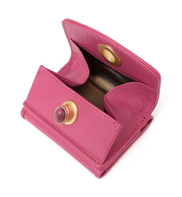 SHIPS any「HASHIBAMI: 天然石 三つ折り ミニ ウォレット 25SS」|財布|