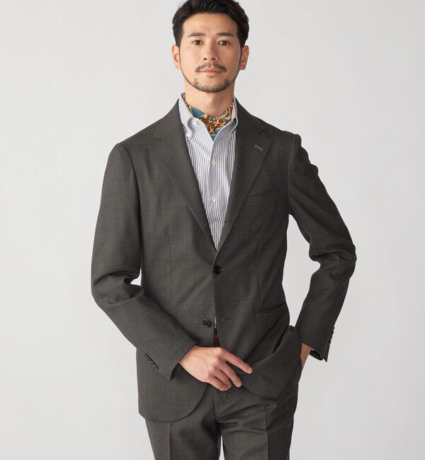 SHIPS「SHIPS:〈FUNCTION/洗濯機可能〉ウォッシャブル バーズアイ ジャケット(セットアップ対応)」|テーラードジャケット|