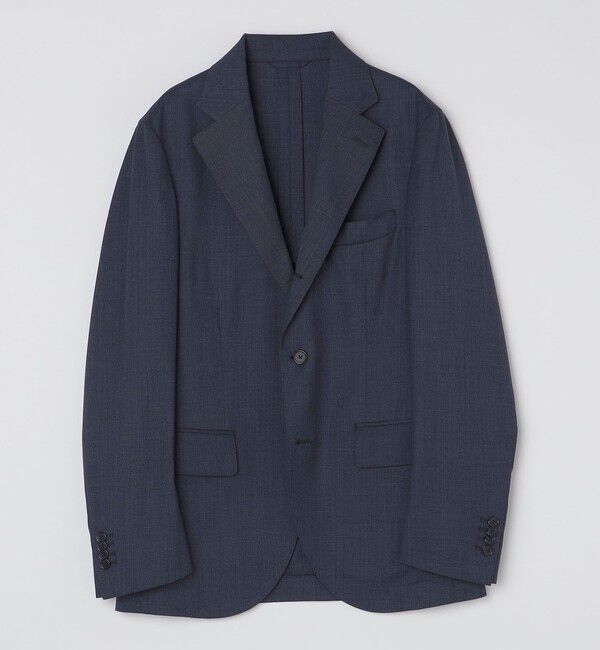 SHIPS「SHIPS:〈FUNCTION/洗濯機可能〉ウォッシャブル バーズアイ ジャケット(セットアップ対応)」|テーラードジャケット|