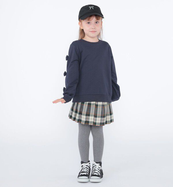 SHIPS KIDS「SHIPS KIDS:リボン モチーフ キャップ」|キャップ・キャスケット|