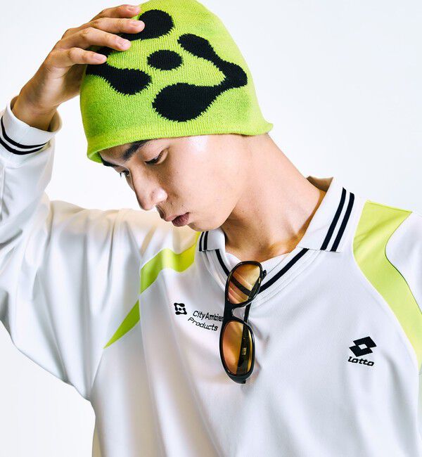 SHIPS「City Ambient Products:〈手洗い可能〉ロゴ ビーニー ニット帽」|ニット帽|