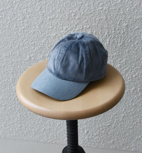 SHIPS any「SHIPS any: コーデュロイ コンビネーション 6パネル キャップ◇」|キャップ・キャスケット|ライトブルー