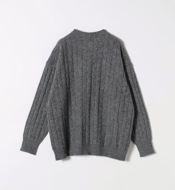 SHIPS any「【WEB限定】SHIPS any:〈手洗い可能〉ヤク ケーブル クルーネック ニット カーディガン 2」|カーディガン|