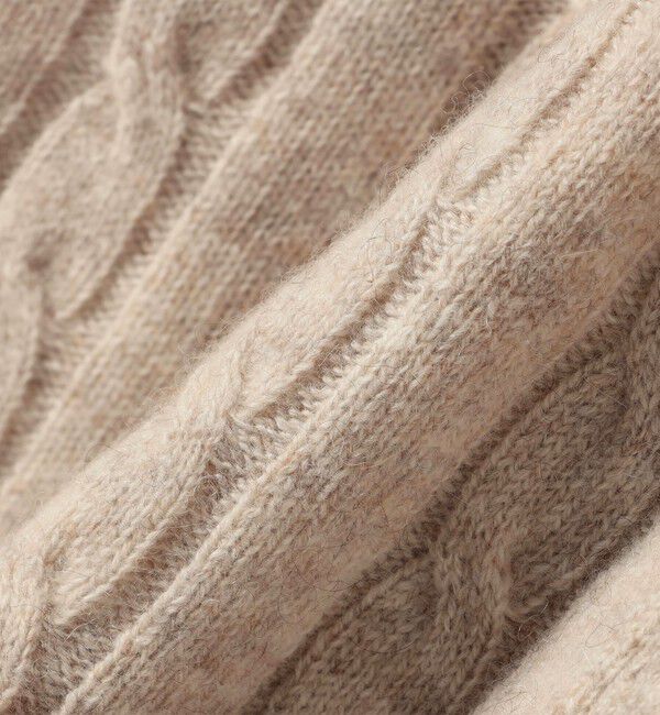 SHIPS any「【WEB限定】SHIPS any:〈手洗い可能〉ヤク ケーブル クルーネック ニット カーディガン 2」|カーディガン|