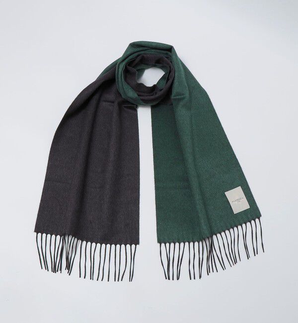 SHIPS「PIACENZA: シルク カシミヤ リバーシブル マフラー」|マフラー|