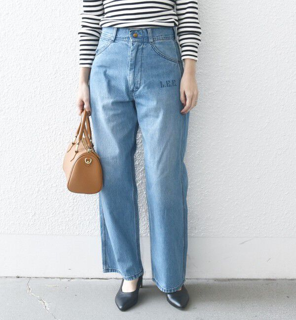 SHIPS any「【SHIPS any別注】Lee: バック レースアップ デニム パンツ 25SS」|デニム|
