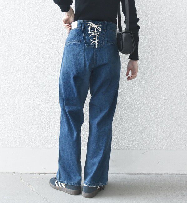 SHIPS any「【SHIPS any別注】Lee: バック レースアップ デニム パンツ 25SS」|デニム|