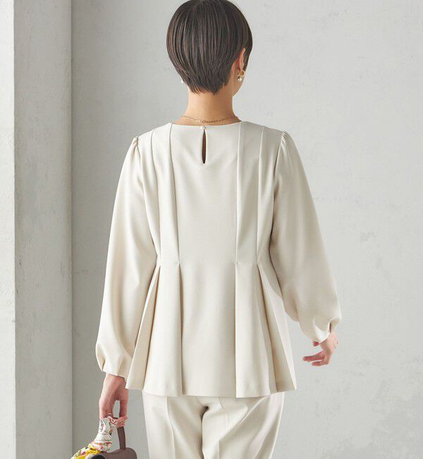 SHIPS for women「ダブル クロス ブラウス（セレモニー対応可）」|シャツ・ブラウス|