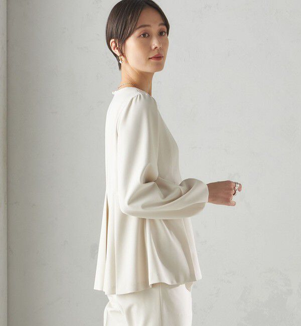 SHIPS for women「ダブル クロス ブラウス（セレモニー対応可）」|シャツ・ブラウス|