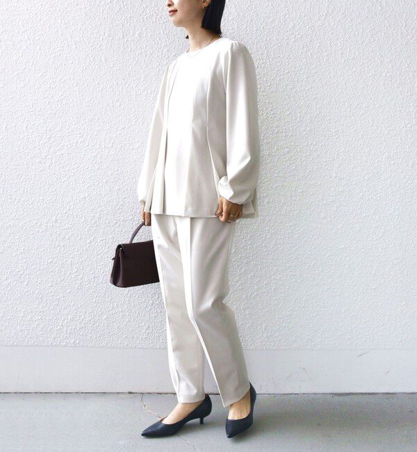 SHIPS for women「ダブル クロス ブラウス（セレモニー対応可）」|シャツ・ブラウス|