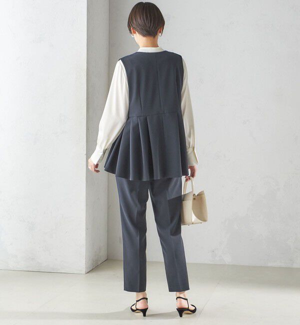 SHIPS for women「ダブル クロス ジレ （セレモニー対応可）」|ベスト・ジレ|