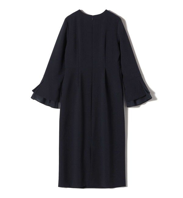 SHIPS for women「重ね着 デザイン ダブル クロス ワンピース（セレモニー対応可）」|ワンピース|