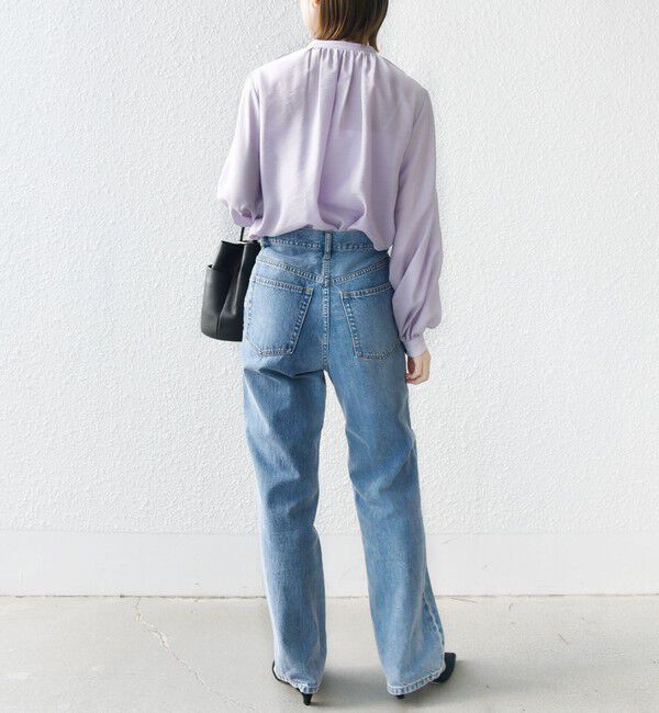 SHIPS for women「〈手洗い可能〉エアリー フロント フリル デザイン ブラウス」|シャツ・ブラウス|