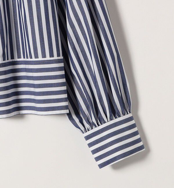 quaranciel「quaranciel:〈洗濯機可能〉REPREVE タック フレア シャツ ブラウス」|シャツ・ブラウス|