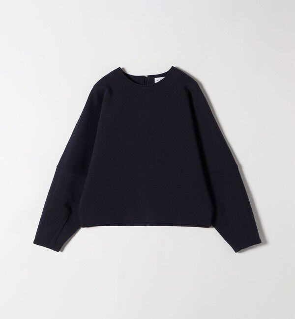 quaranciel「quaranciel:〈洗濯機可能〉ポンチ バックジップ ドルマン プルオーバー」|スウェット・ジャージ|