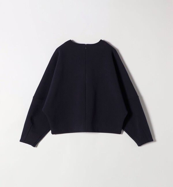 quaranciel「quaranciel:〈洗濯機可能〉ポンチ バックジップ ドルマン プルオーバー」|スウェット・ジャージ|