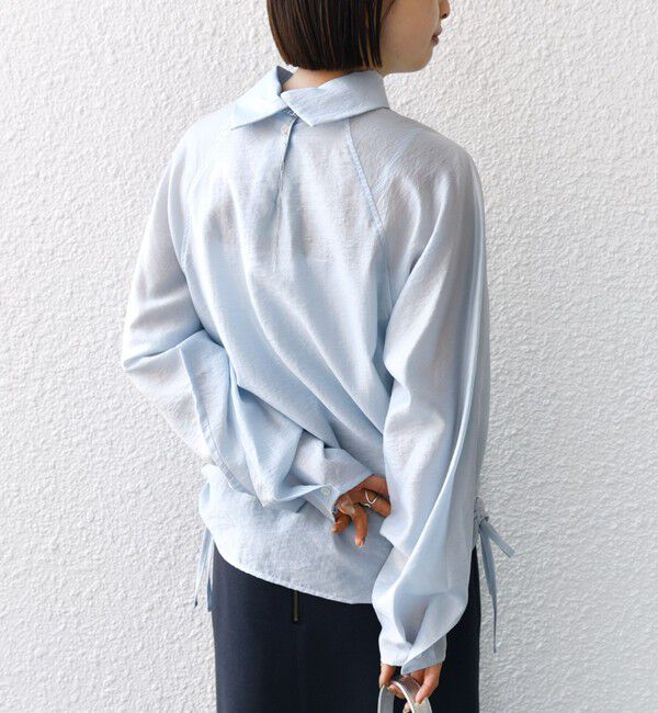 SHIPS for women「【WEB限定】〈洗濯機可能〉シアー ハイネック 2WAY ブラウス」|シャツ・ブラウス|