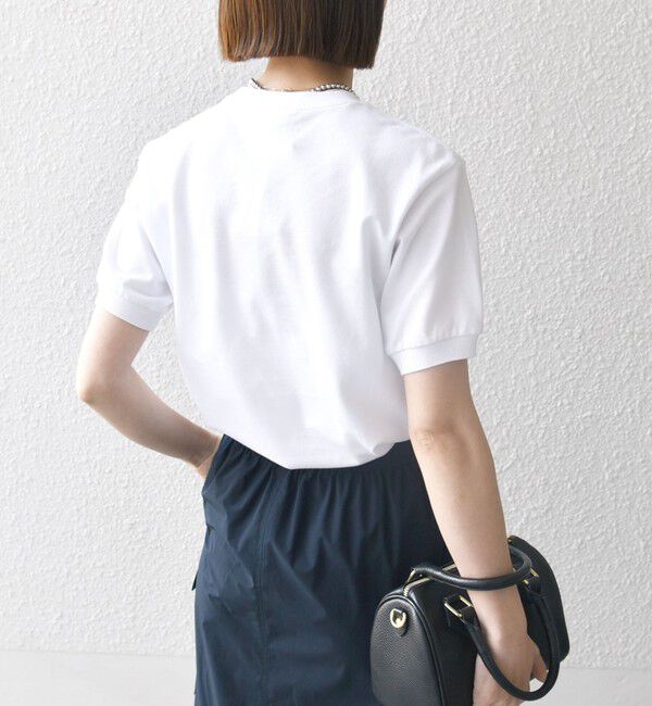 SHIPS any「《一部追加予約》【SHIPS any別注】LACOSTE:〈洗濯機可能〉PIQUE クルーネック Tシャツ 26SS」|Tシャツ・カットソー|