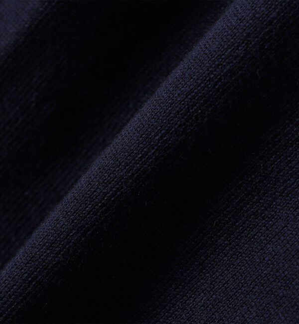 SHIPS for women「SHIPS Primary Navy Label:SUVIN クルーネック カーディガン」|カーディガン|