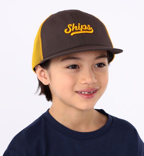 SHIPS KIDS「SHIPS KIDS:ロゴ メッシュ キャップ」|キャップ・キャスケット|