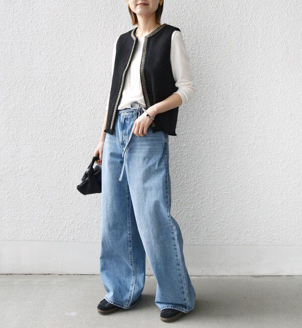 SHIPS for women「【SHIPS別注】BINDU:ブレード テープ ベスト」|ベスト・ジレ|