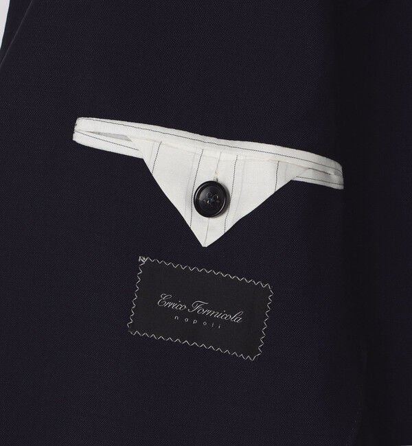 SHIPS「【SHIPS別注】Errico Formicola: ウール/モヘヤ トロピカル ジャケット」|テーラードジャケット|