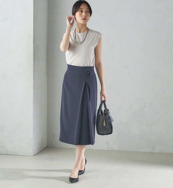 SHIPS for women「トリアセテート混 セミ タイト スカート」|スカート|