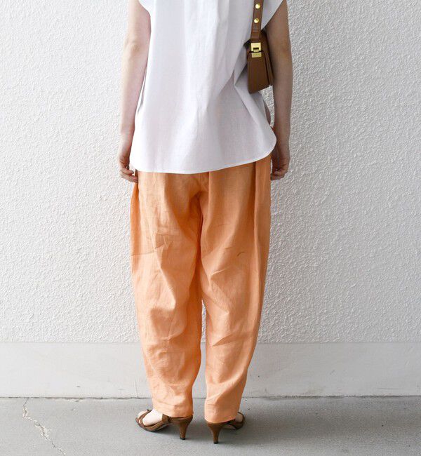 SHIPS any「SHIPS any:〈洗濯機可能〉リネン ミックス コクーン イージー パンツ」|その他|