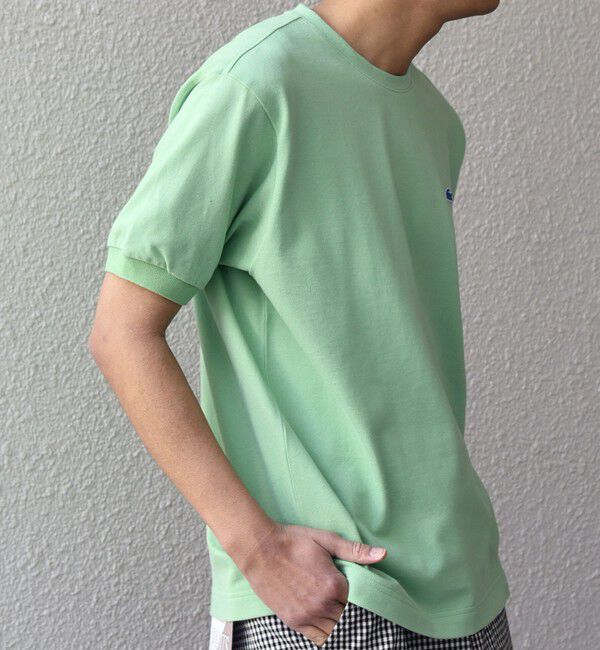 SHIPS any「【SHIPS any別注】LACOSTE: ワンポイント ロゴ ピケ クルーネック Tシャツ 25SS◇」|Tシャツ・カットソー|
