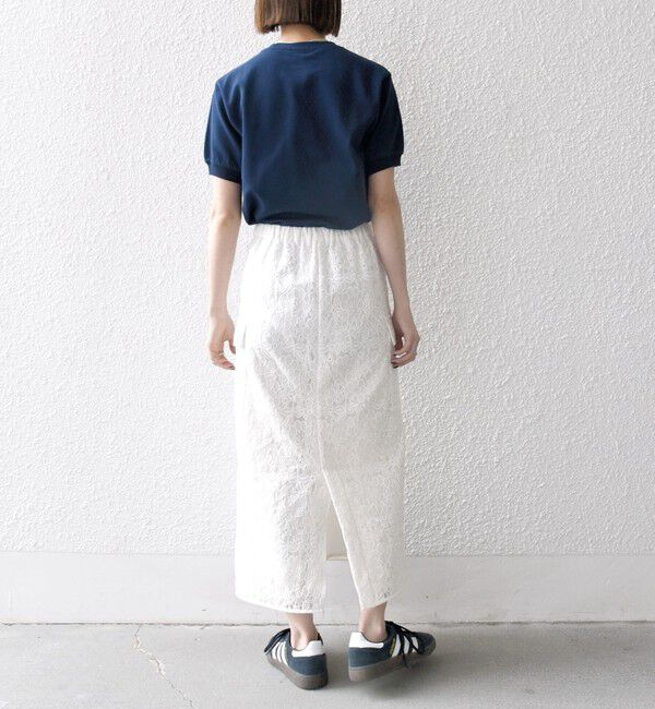 SHIPS any「【SHIPS any別注】LACOSTE: ワンポイント ロゴ ピケ クルーネック Tシャツ 25SS◇」|Tシャツ・カットソー|