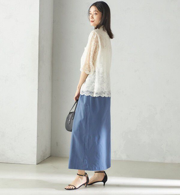 SHIPS for women「〈手洗い可能〉ラッセル レース シャツ」|シャツ・ブラウス|