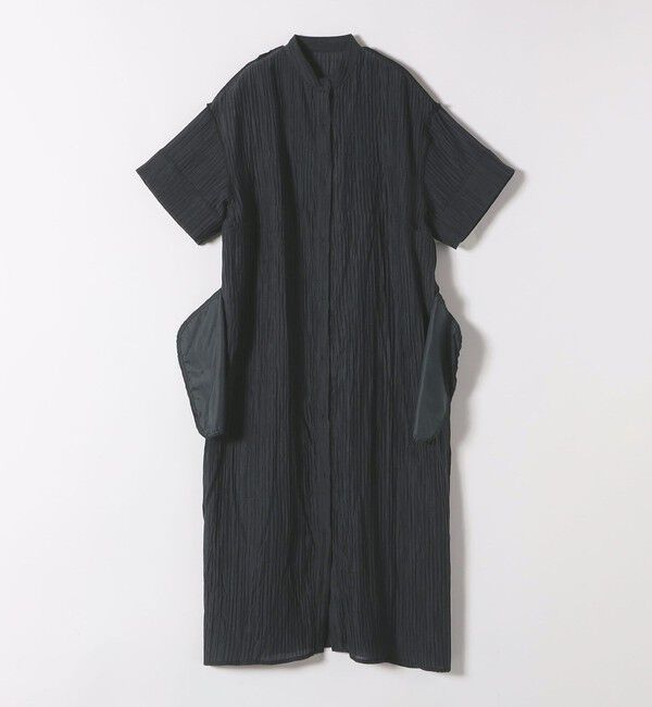 SHIPS any「SHIPS any:〈洗濯機可能〉ピンタック ジャカード シャツ ワンピース」|ワンピース|