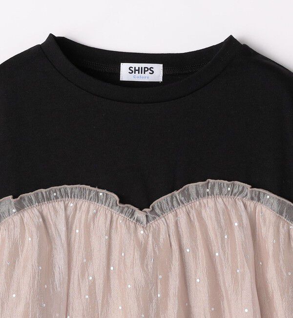 SHIPS Colors 「SHIPS Colors:100～140cm /〈洗濯機可能〉グリッター ドット ワンピース」|ワンピース|