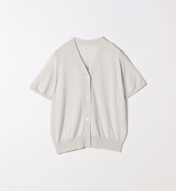 SHIPS any「SHIPS any:〈接触冷感/手洗い可能〉Vネック ドルマン ミディ カーディガン」|カーディガン|