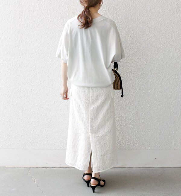 SHIPS any「SHIPS any:〈接触冷感/手洗い可能〉Vネック ドルマン ミディ カーディガン」|カーディガン|