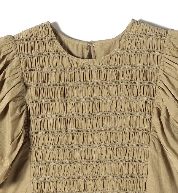 SHIPS Colors 「SHIPS Colors:〈手洗い可能〉キュプラコットン シャーリング ワンピース」|ワンピース|