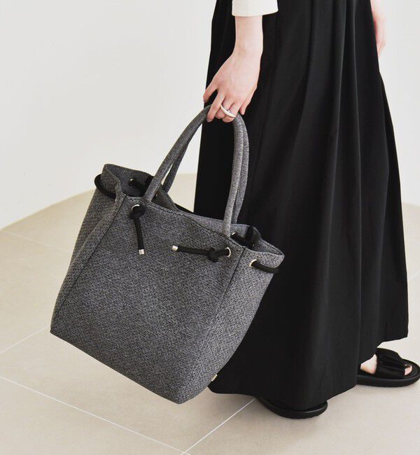 quaranciel「quaranciel: パンチング ロープ デザイン トート バッグ（A4対応）」|トートバッグ|