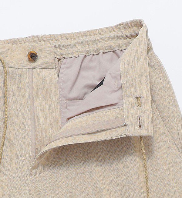 SHIPS Colors 「SHIPS Colors:〈洗濯機可能〉シャリル ジャージー イージー スラックス ベージュ」|スラックス|