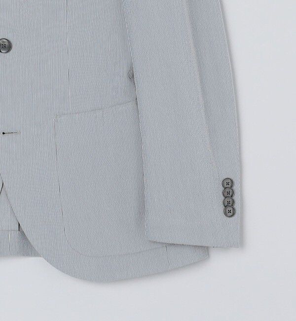 SHIPS「SHIPS:〈FUNCTION〉COOLMAX(R) シアサッカー シャツ ジャケット」|テーラードジャケット|