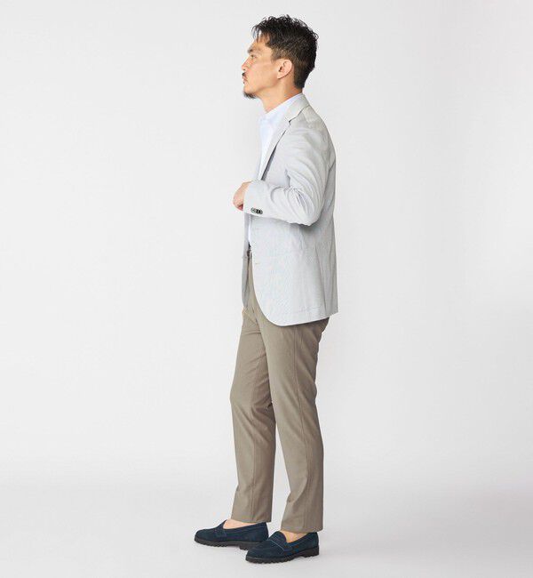 SHIPS「SHIPS:〈FUNCTION〉COOLMAX(R) シアサッカー シャツ ジャケット」|テーラードジャケット|