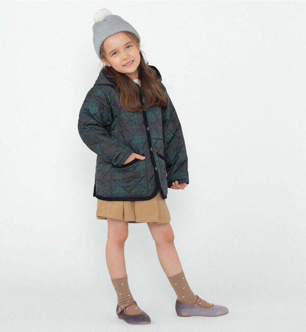 SHIPS KIDS「SHIPS KIDS:ポンポン ニット ワッチ」|ニット帽|