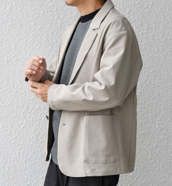 SHIPS any「SHIPS any: SORONA(R) ライト ツイル ストレッチ リラックス ジャケット(セットアップ対応)◇」|テーラードジャケット|