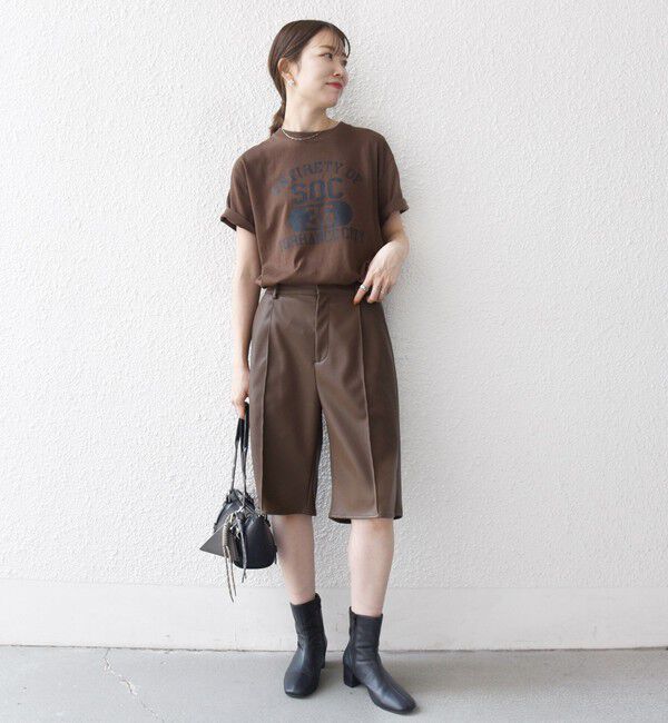 SHIPS any「SHIPS any: センター ピンタックライン ハーフパンツ」|その他|