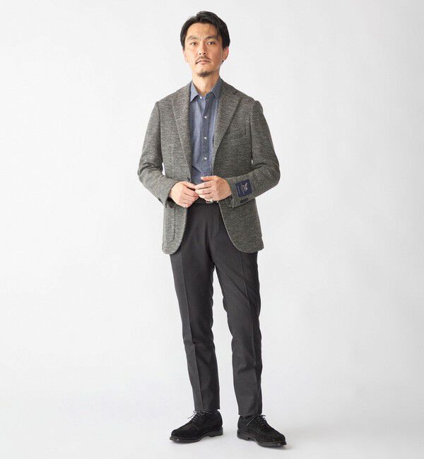 SHIPS「SHIPS: LANIFICIO ROMA メランジ ソリッド ジャケット」|テーラードジャケット|