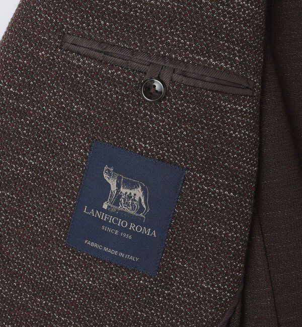 SHIPS「SHIPS: LANIFICIO ROMA メランジ ソリッド ジャケット」|テーラードジャケット|